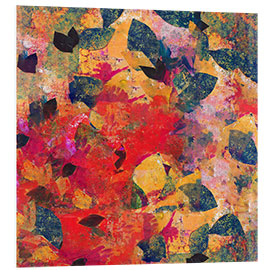 Foam board print Falling Leaves