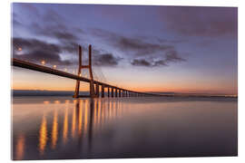 Acrylic print Ponte Vasco da Gama Lisbon