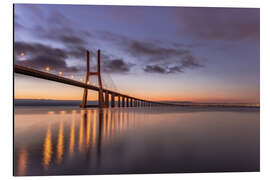 Aluminium print Ponte Vasco da Gama Lisbon