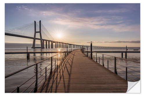 Naklejka na ścianę Ponte Vasco da Gama Lisbon