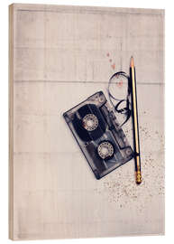 Wood print Tangled Tape - Sybille Sterk