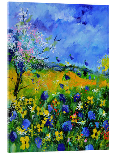 Quadro em acrílico Spring meadow II