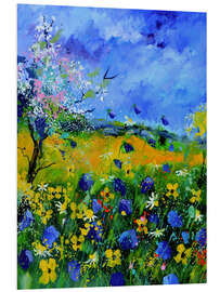 Foam board print Spring meadow II