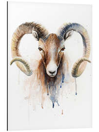 Aluminium print Zodiac sign Aries