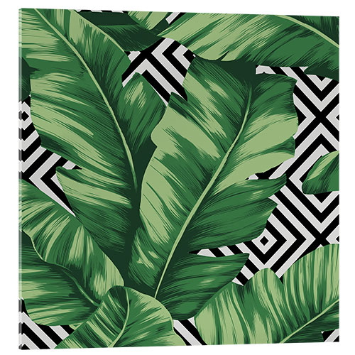 Akrylbilde Banana leaf