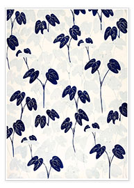 Wall print  Japanese Floral design - Japanese School