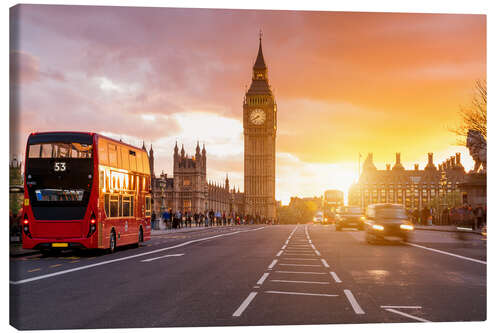 Leinwandbild Westminster Bridge, London