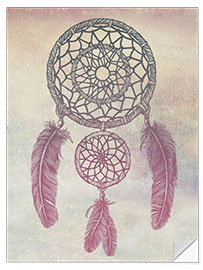 Naklejka na ścianę Dream Catcher Rose