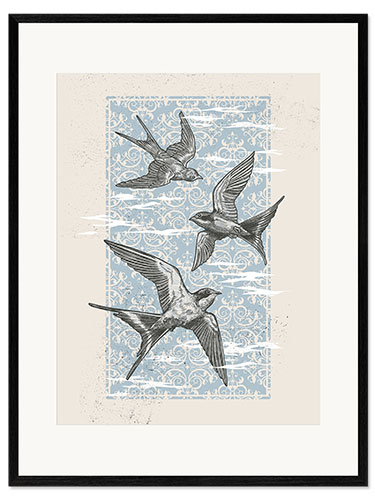 Framed art print NEW BIRD 