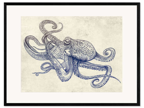 Gerahmter Kunstdruck OCTO