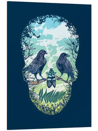 Magnettafel Nature Skull