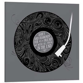 Aluminium print Record Design PRINT