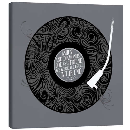 Canvas print Record Design PRINT