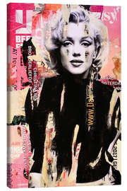Tableau sur toile  Marilyn Monroe III - Michiel Folkers