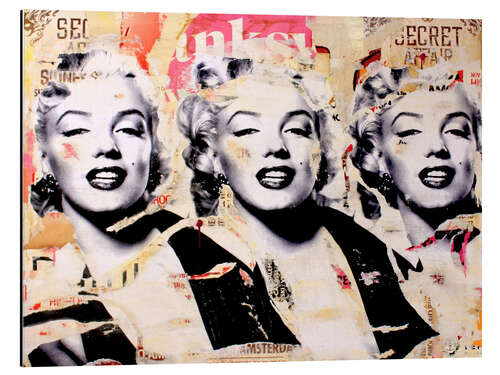 Cuadro de aluminio Marilyn Monroe - Your vision is blurry