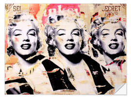 Wall sticker Marilyn Monroe - Your vision is blurry