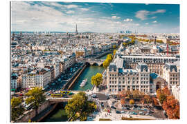 Gallery Print Blick über Paris, von der Kathedrale Notre-Dame