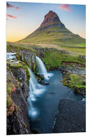 Tableau en PVC Kirkjufell, péninsule de Snæfellsnes, Islande