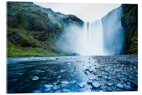 Acrylic print Skogafoss, Iceland