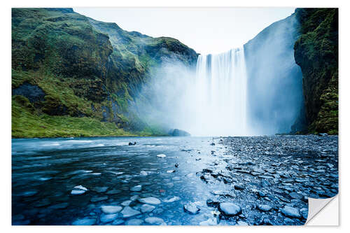 Vinilo para la pared Skogafoss, Iceland