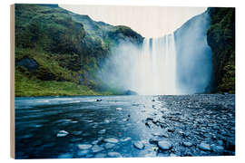 Obraz na drewnie Skogafoss, Iceland