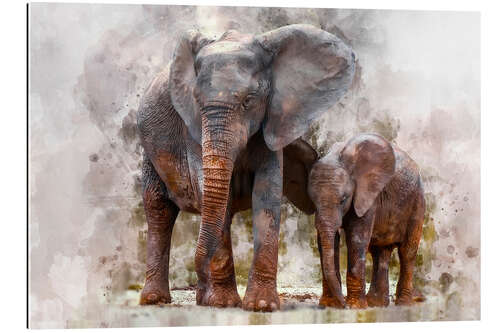 Gallery print Elephants I