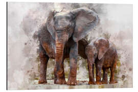 Magnettafel Elefanten I