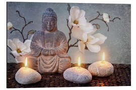 Magnettafel Buddha in der Meditation III