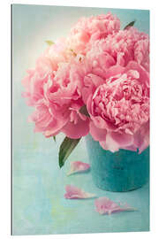 Tableau en plexi-alu Pivoines