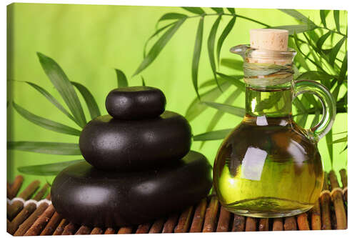 Stampa su tela Hot stones and essential oil I