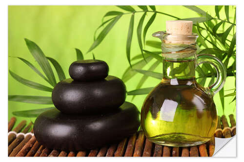 Sisustustarra Hot stones and essential oil I