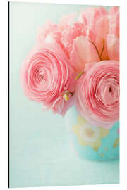 Magnettafel Ranunculus und Tulpen