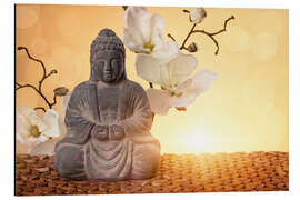 Magnettafel Buddha in der Meditation I