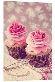 Akrylbilde Two cupcakes