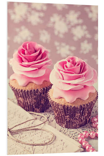 Foam board print Two cupcakes