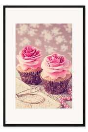 Gerahmter Kunstdruck Zwei kleine kuchen