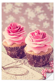 Wall sticker Two cupcakes