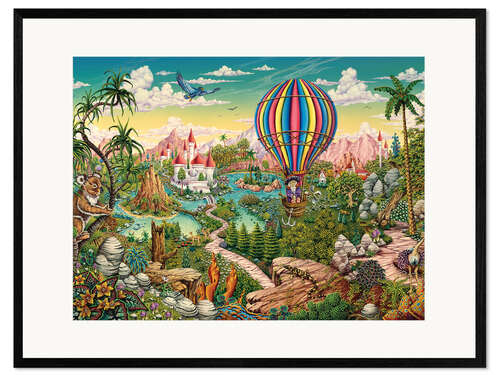 Gerahmter Kunstdruck Hot Air Hero
