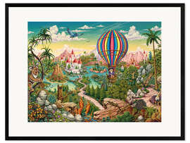 Gerahmter Kunstdruck Hot Air Hero