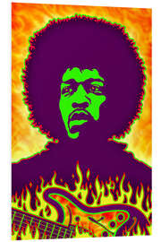 Tableau en PVC Hendrix Fire