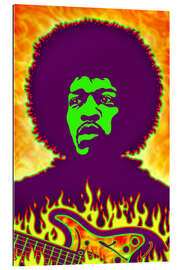 Galleriprint Hendrix Fire