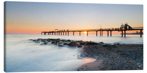 Lerretsbilde Sunrise in Niendorf