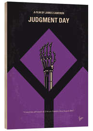 Quadro de madeira Terminator 2: Judgment Day