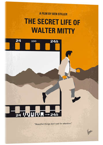 Akryylilasitaulu The Secret Life Of Walter Mitty