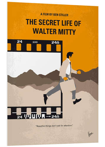 Foam board print The Secret Life of Walter Mitty