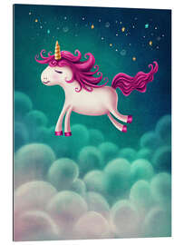 Gallery print Unicorn and stars