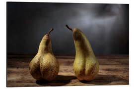 Quadro em alumínio Still life with pears