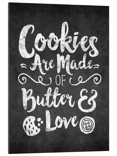 Gallery print cookies are made with love