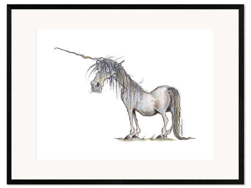 Plakat artystyczny premium w ramie The last Unicorn