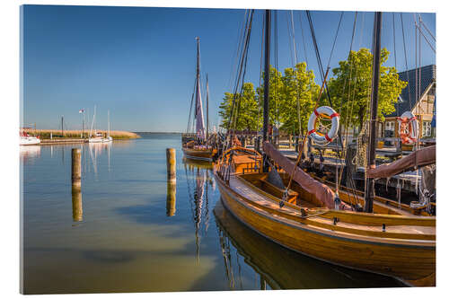 Acrylglasbild Boddenhafen im Fischland (Mecklenburg-Vorpommern)